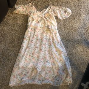 Floral Off-The-Shoulder Dress